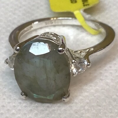 Madagassischer Labradorit (Gr.7)TGW 5,05cts Near Light Uhr Farben explodieren