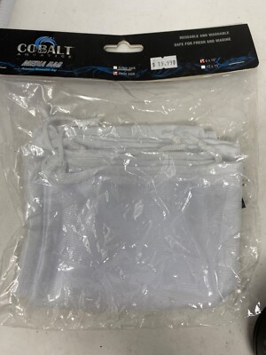 Cobalt Aquatics Media Bag Reusable and Washable (3 pack) 8x10for Aquarium Fish