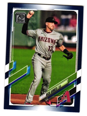 2021 Topps # 618 Nick Ahmed Arizona Diamondbacks
