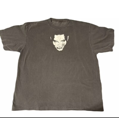 steve-o Tシャツ 初期 Vintage Y2K Steve O Shirt Face Tour Shirt Sz S Black Rare MTV