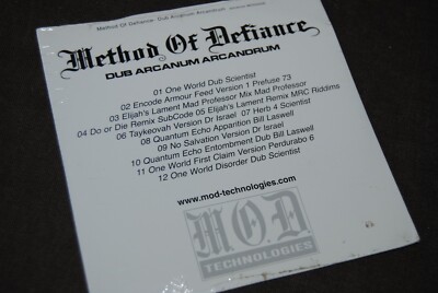 METHOD OF DEFIANCE ''Dub Arcanum Arcandrum'' PROMO NEW CD / MOD - ADV6 / 2011