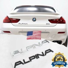 Usa Metal Alpina Bmw Badge Series Tail Logo Emblem Sticker Car Rear Trunk Letter