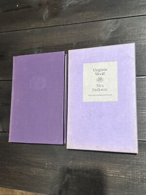 VIRGINIA WOOLF - Mrs. Dalloway 1984 Harcourt Brace Hardcover w/ Slipcase