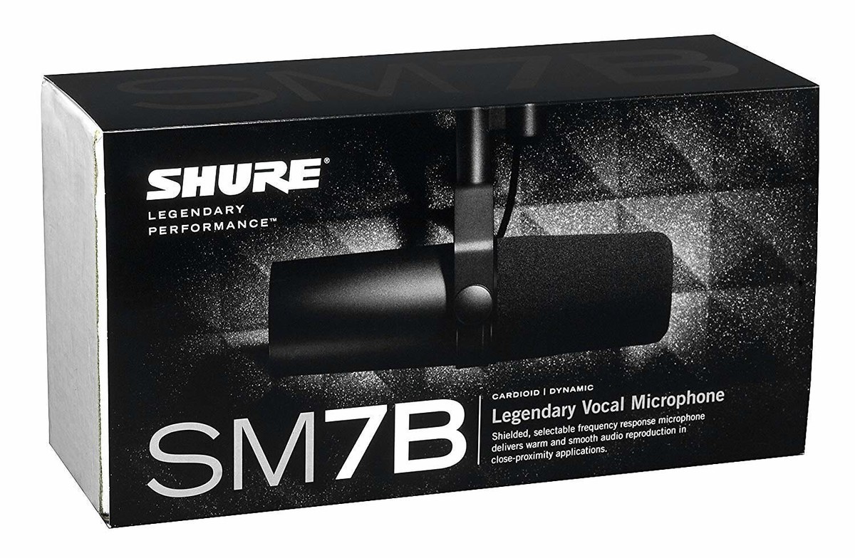 Shure SM7B Cardioid Dynamic Vocal Microphone UPC 042406088879