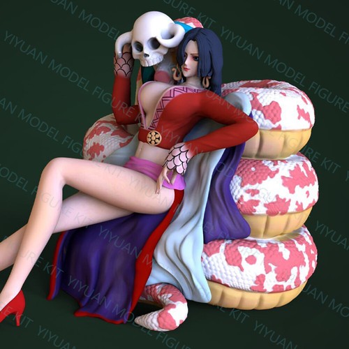 1/24 Scale Boa Hancock Uncolored Unassembled 3D Printed Resin Model Toys Kit GK - Picture 44 of 56