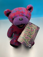 Jack A Roe Grateful Dead 7 Bean Bear Plush By Liquid Blue, Vintage