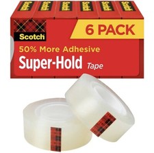 Scotch Super-Hold Tape 3/4" x 27.77 yds. 6 Rolls/Pack 700K6 24364768