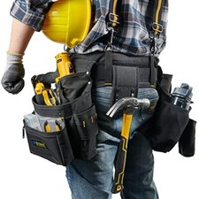 Tool Pouch Tool Belt with Suspenders Electrician Tool Belts Carpenter for men