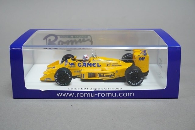 1:43 SPARK ROMU036 Lotus 99T Japan GP 1987 Satoru Nakajima 1:43 SPARK ROMU036 Lotus 99T Japan GP 1987 Satoru Nakajima