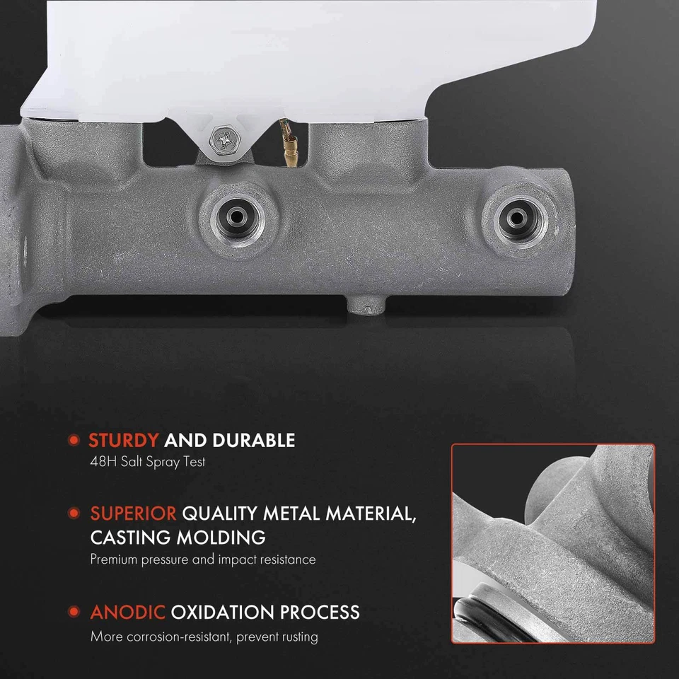 Brake Master Cylinder w/ Reservoir & Sensor for Honda Accord 2001-2002 Acura CL - Image 2 of 4