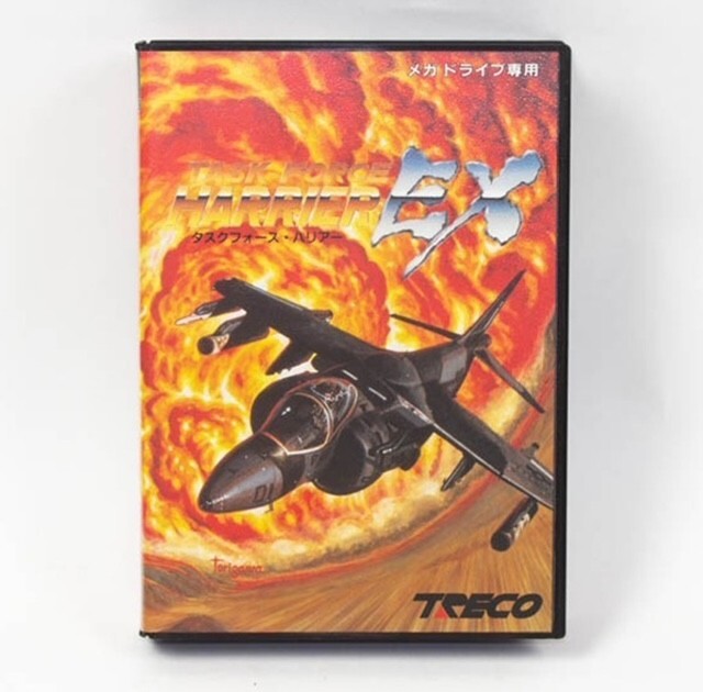 Mega Drive Task Force Harrier Ex with Box and Manual Japanese ver