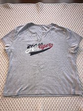 Girls Tommy Hilfiger T-shirt Cut Neck XL Grey