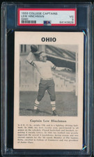 1933 College Captains Lew Hinchman Ohio State PSA 3 set break (1 higher)