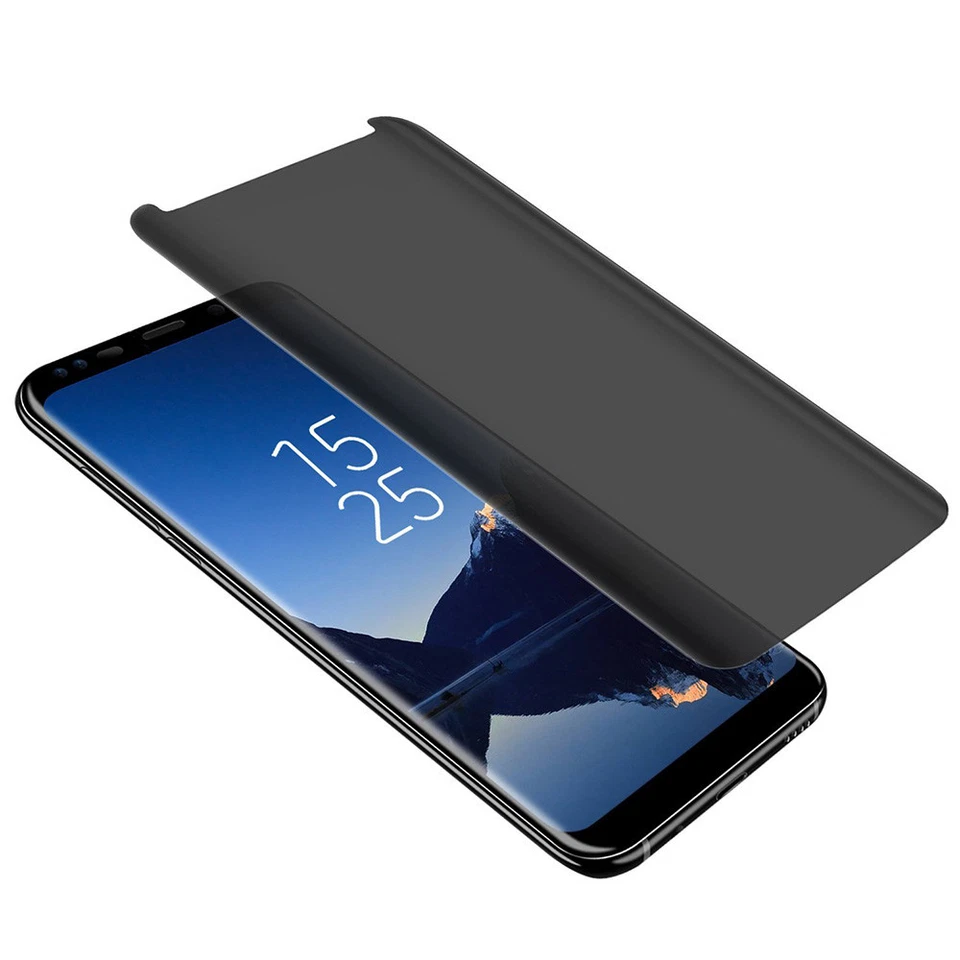 Privacy Tempered Glass Anti-spy Screen Protector Film For Samsung Galaxy A8 S7 - Image 2 of 4