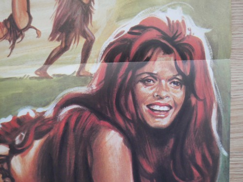 Póster alemán A1 de Senta Berger cuando las mujeres tenían colas 1970 LINA WERTMULLER - Imagen 3 de 4