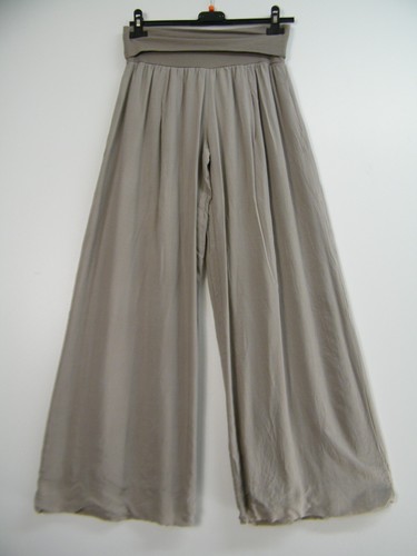 Ample 100% Viscose,Coton Doublé Plazzo Pantalon 13 Cols TAILLES S,M,TAILLE,XL - Picture 4 of 12