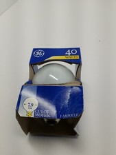 GE - 40 Watt Medium Base Light Bulb 40G25/W - New