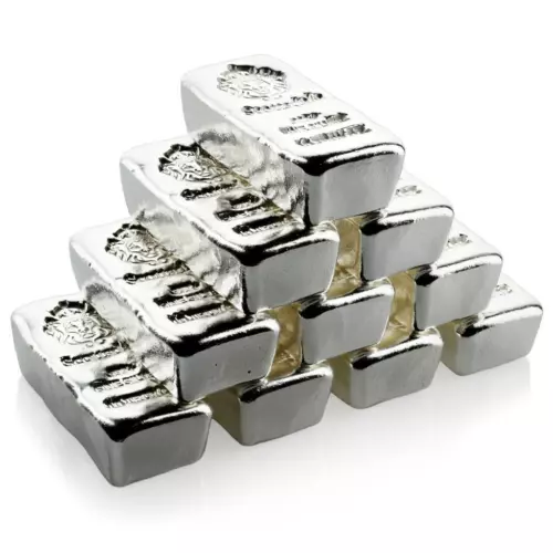 10 x 10 oz .999 Silver Bars - Hand Poured "Chunky" Silver Bullion #A502