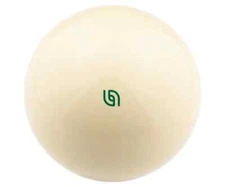 ARAMITH 2 1/4"  MAGNETIC CUE BALL GREEN LOGO FOR COIN OP HIGH QUALITY SHIPS FREE