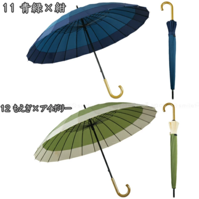 Modern Japanese style Janome long umbrella, wagasa, 24 bones, 16