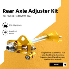 Rear Gold Axle Adjuster Kit For Harley Touring Road Glide FLTRX 2009-2023