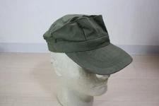 South Vietnamese Army / ARVN Rare Poplin Field Cap OD green,Size7  W74
