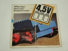 Lego brochure brochure all about the Lego battery motor 4.5V