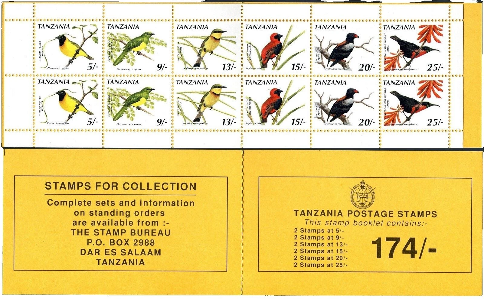 Mint Never Hinged/MNH Animal Kingdom Postal Stamp Booklets