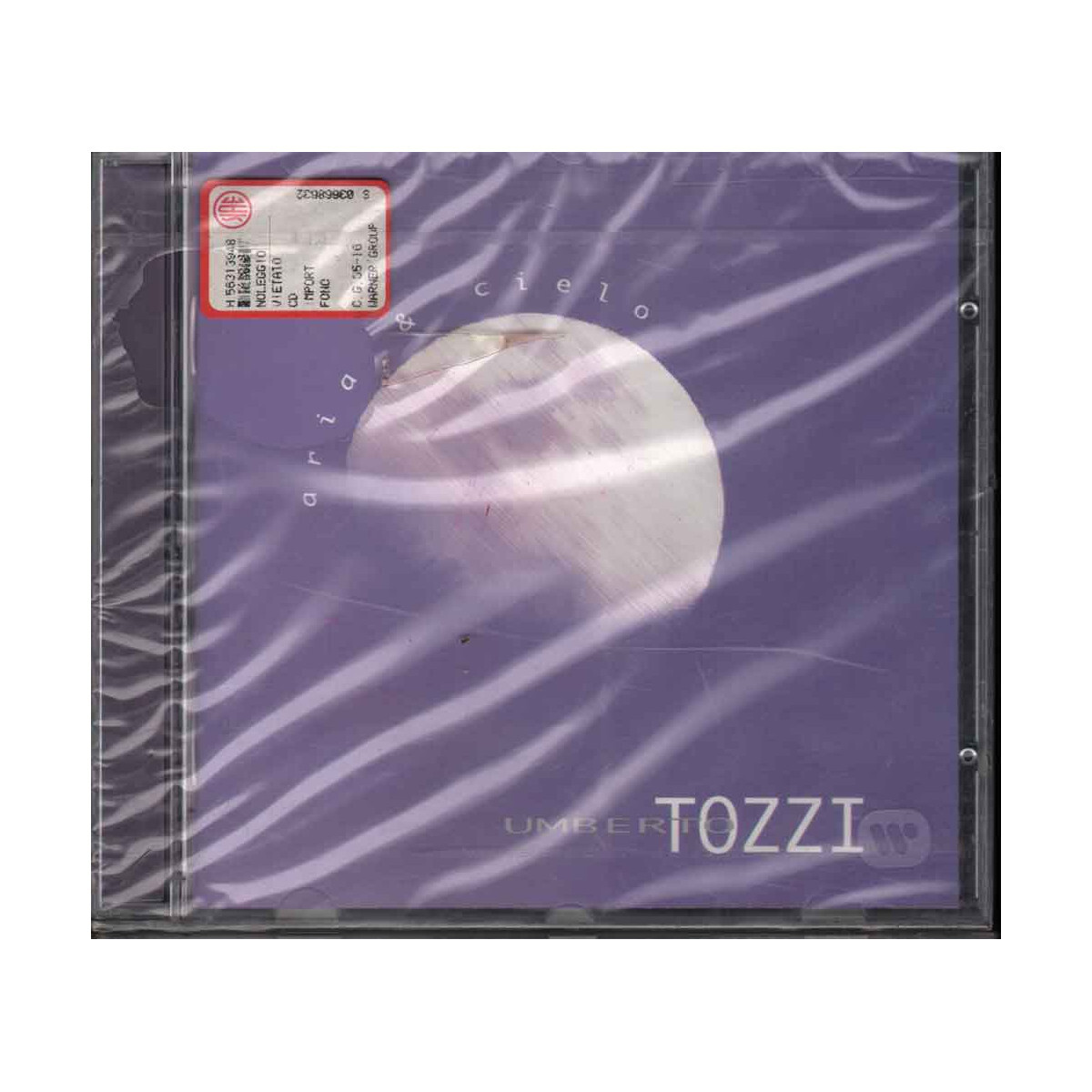 Umberto Tozzi CD Aria & Cielo / CGD East West 3984 20118-2 ‎Sealed