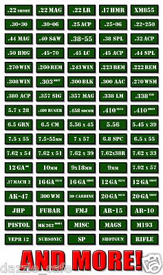 Adesivi Verdi .45 ACP Per Lattine Munizioni - 2 Decalcomanie - Foto 5