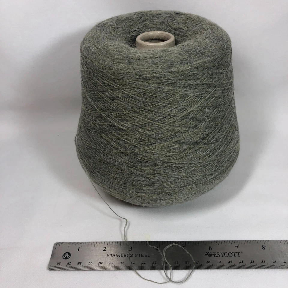 Fio Libra 2/30s - 10% lã 10% alpaca 80% acrílico - Silver Shark 554g - Imagem 3 de 4