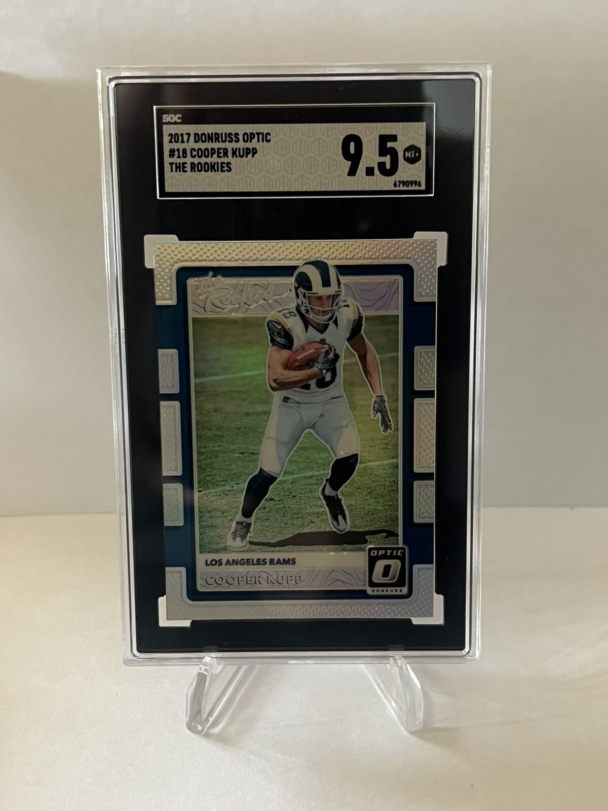 2017 Donruss Optic #18 Cooper Kupp The Rookies SGC 9.5