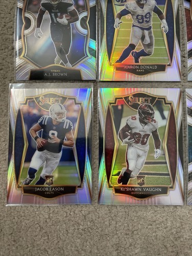 2020 Panini Select Football Silver Lot 14 Cards Rookies Inserts Manning Rodgers - Picture 4 of 5