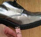 dakota ziggy stardust 935 silver platform rocky horror disco US 7.5 UK 38 glam — photo 9