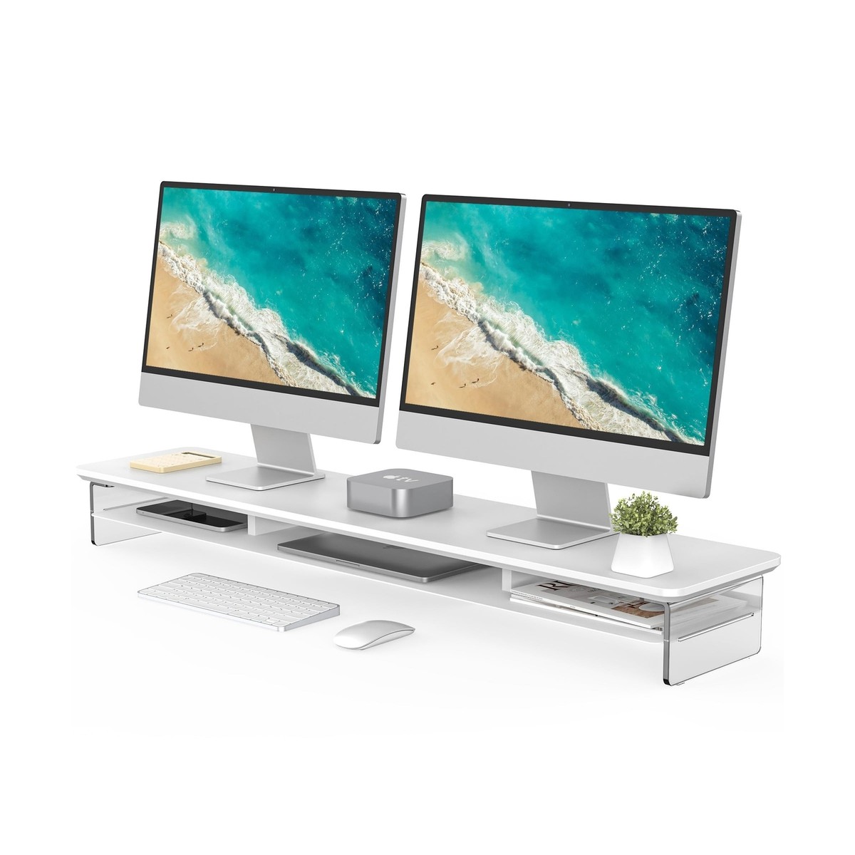 Beimu Acrylic Monitor Stand Acrylic Laptop Stand For Desk Acrylic Desk - View #13