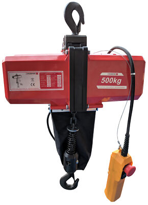 Elektrischer Kettenzug BDH-500 Elektrokettenzug 500 Kg Kettenwinde Aufzug 230V