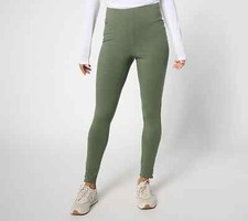 Denim  Co. Active Duo Stretch Slim Leg Pants, Dark Olive X-Small Petite A636296