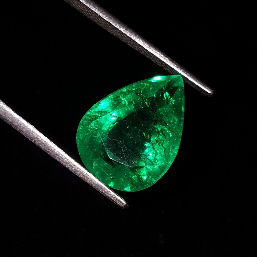  Ct Natural Emerald Loose Gemstone Ring Size Transparent Green  Certified Gem | eBay