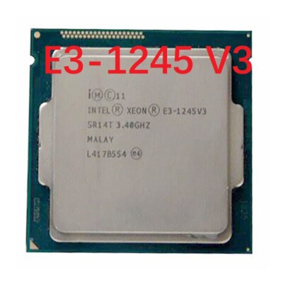 Intel Xeon E3-1245 v3 3.4 GHz LGA1150 4 cores 8 threads SR14T CPU Processor 