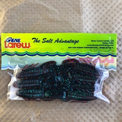 Gene Larew The Salt Advantage 3.5'' red bug biffle bugs (opened 7 total in pack)