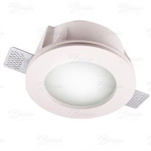 Faretto incasso scomparsa gesso tondo con vetro x cartongesso ... Faretti x cartongesso