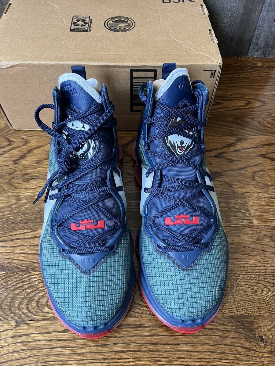 Nike Lebron 19 UConn Huskies PE Player Edition Basketball Shoes