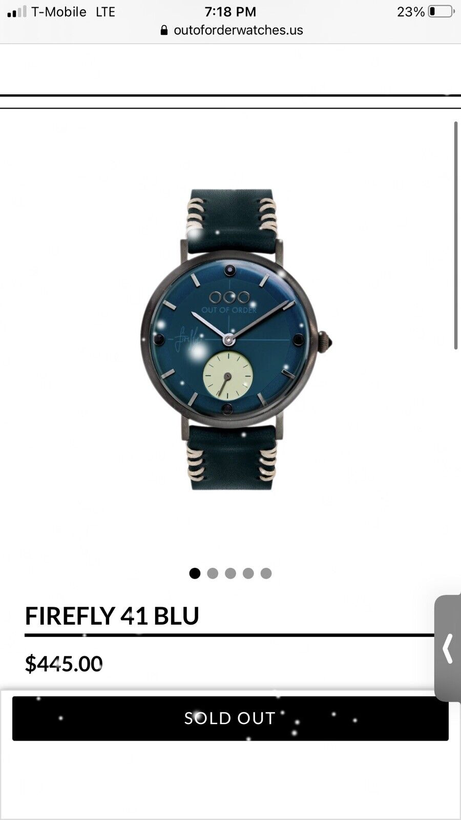 Out Of Order Firefly Watch