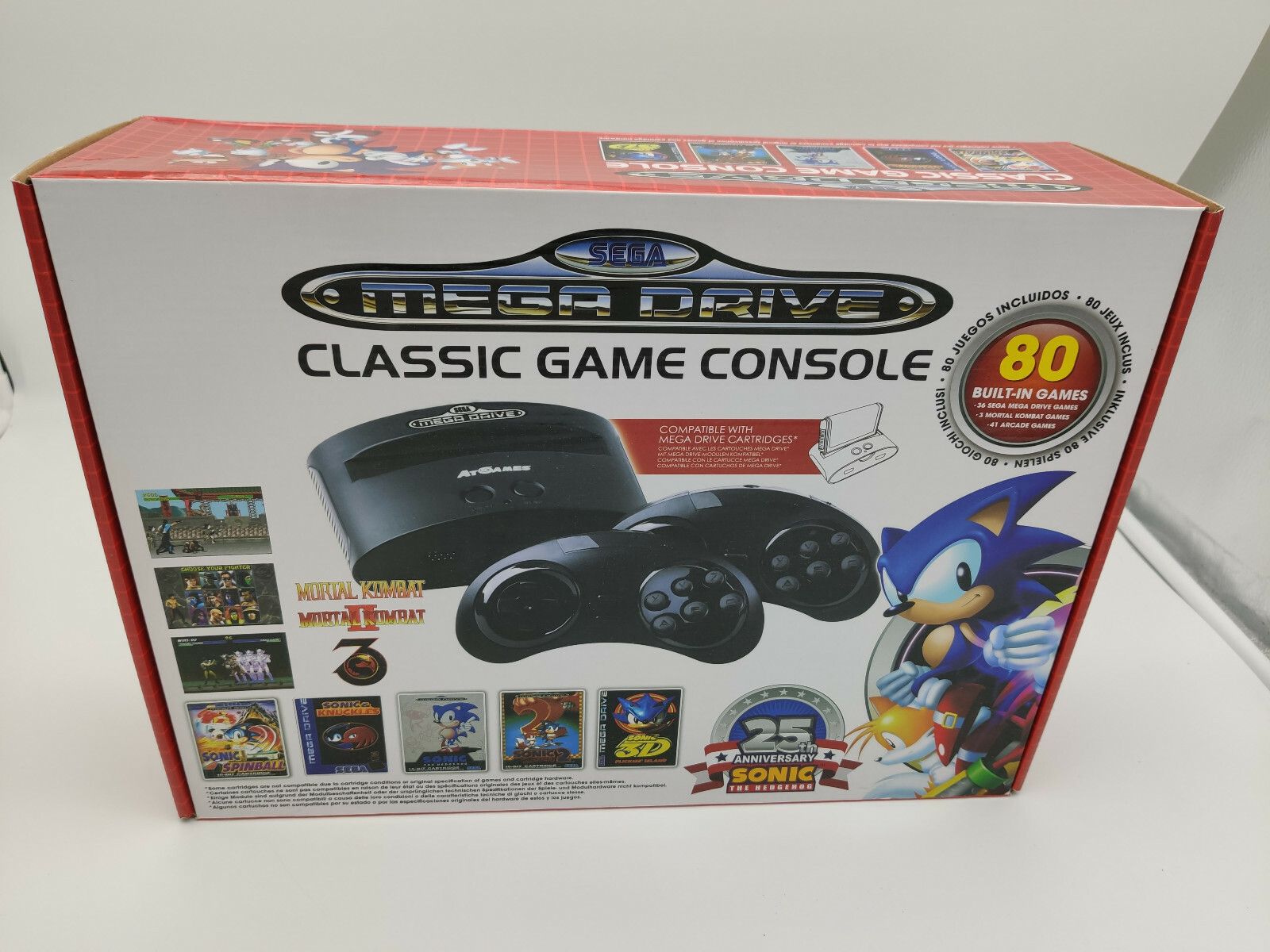 sega genesis classic game console add games