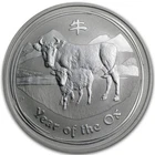 Photo of a 2009-P Australian Silver Lunar 2 oz from an eBay listing that sold on Jan 6, 2026