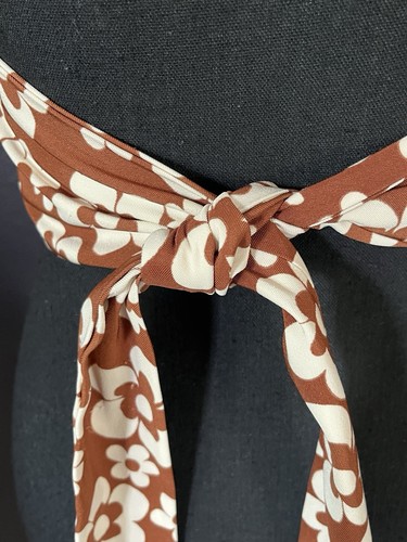 Altar'd State Floral Brown Halter Crop Top Size Large Boho Festival Country Chic - Picture 7 of 11