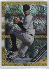 2019 Bowman Chrome Prospects Gold Shimmer Refractor 11/50 Jordan Yamamoto 12i4