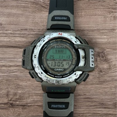 Casio Protrek PRT-40 Digital Watch Battery Replaced, Tested