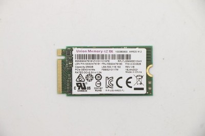Lenovo W125687202 FRU5SS0W76183 UMIS AM620 256G PCIe 2242 SSD ~E~