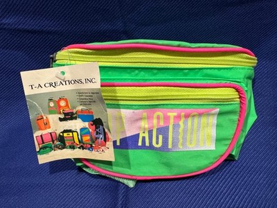 Fanny Pack for Kids - Adjustable Waist Bag for Kids. Bright Green to be Seen.